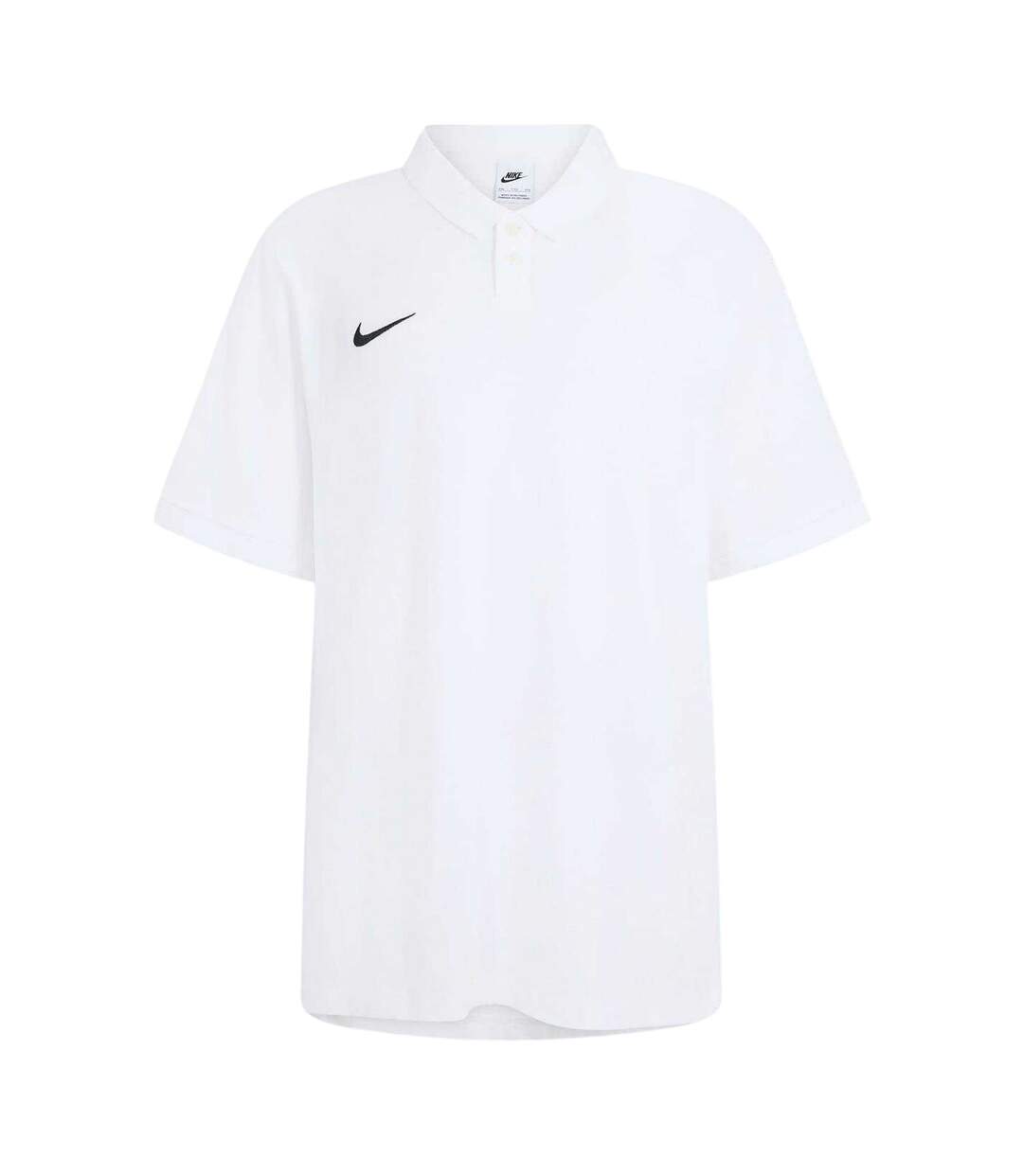 Mens Team Club Marl Polo Shirt White Nike-1