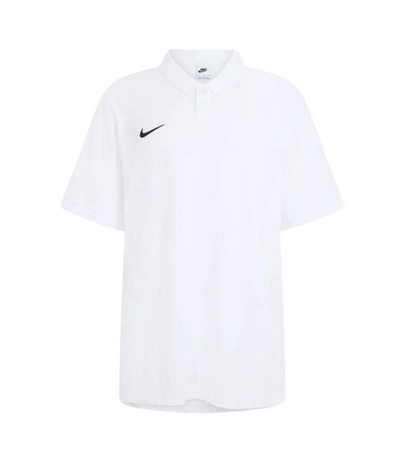 Mens Team Club Marl Polo Shirt White Nike