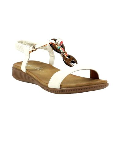 Sandales brava femme blanc Lunar