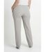 Pantalon droit taille semi-élastiquée-2