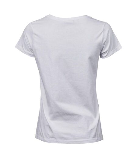 Womens/ladies luxury t-shirt white Tee Jays