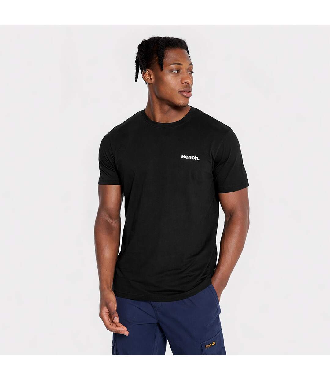 Bench - T-Shirt Homme 100% Coton Logo Confort Doux Casual Quotidien-5