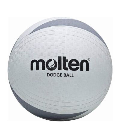 Ballon de dodgeball taille 3 blanc / gris Molten