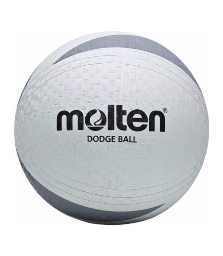 Ballon de dodgeball taille 3 blanc / gris Molten