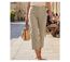 Pantalon lin MAYFLOWER MANTA1 détente : la fraîcheur naturelle en coloris Beige-1