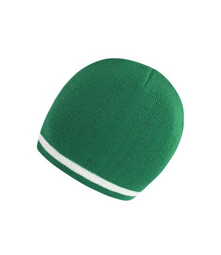 Bonnet National Adulte Vert Kelly Blanc Result Winter Essentials