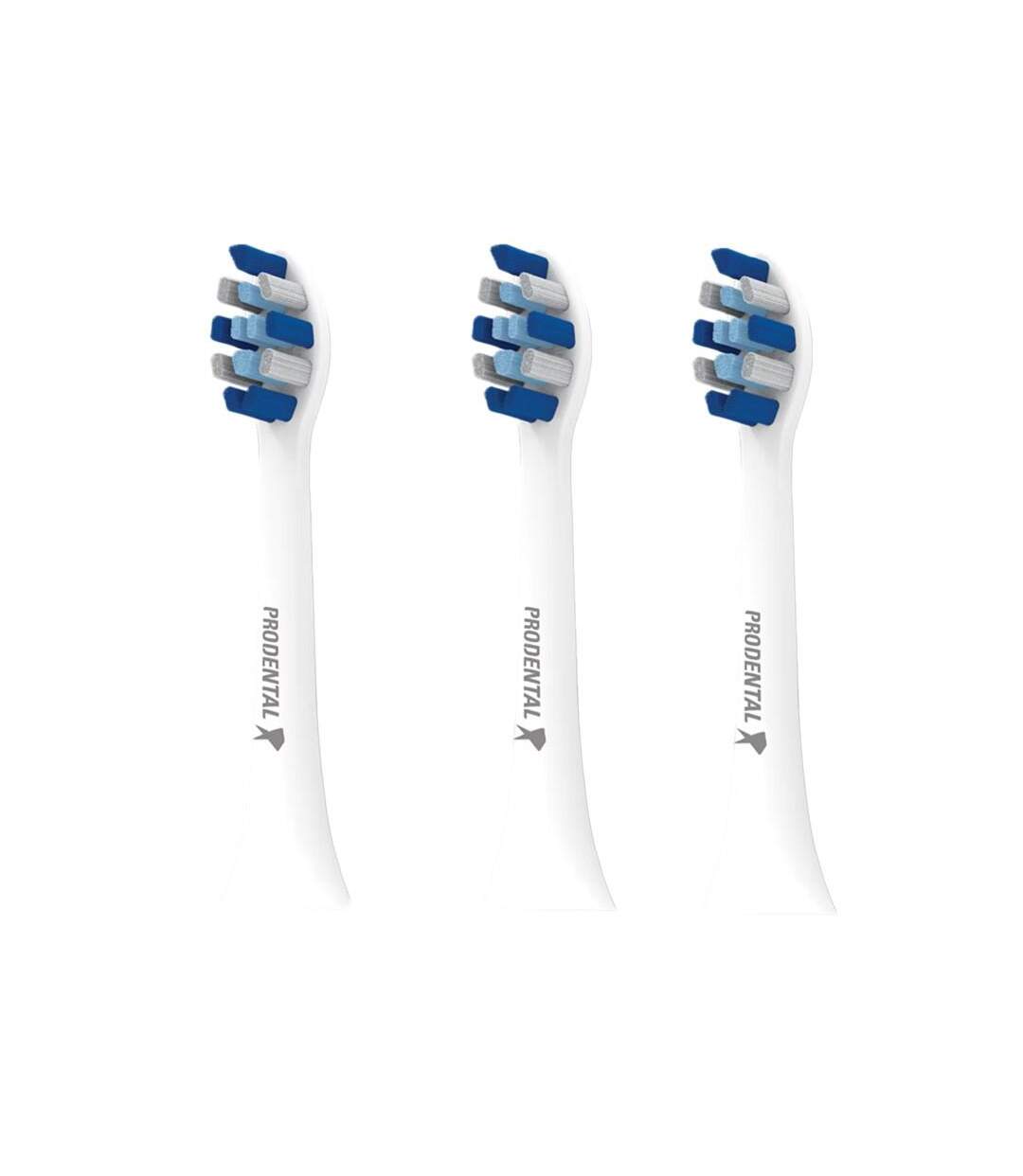 X3 brossettes de rechange prodental clean action sonic - taille unique-1