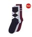 Pack Of 3  Unisex Adult Cotton Crew Socks  Multicoloured Lacoste-1