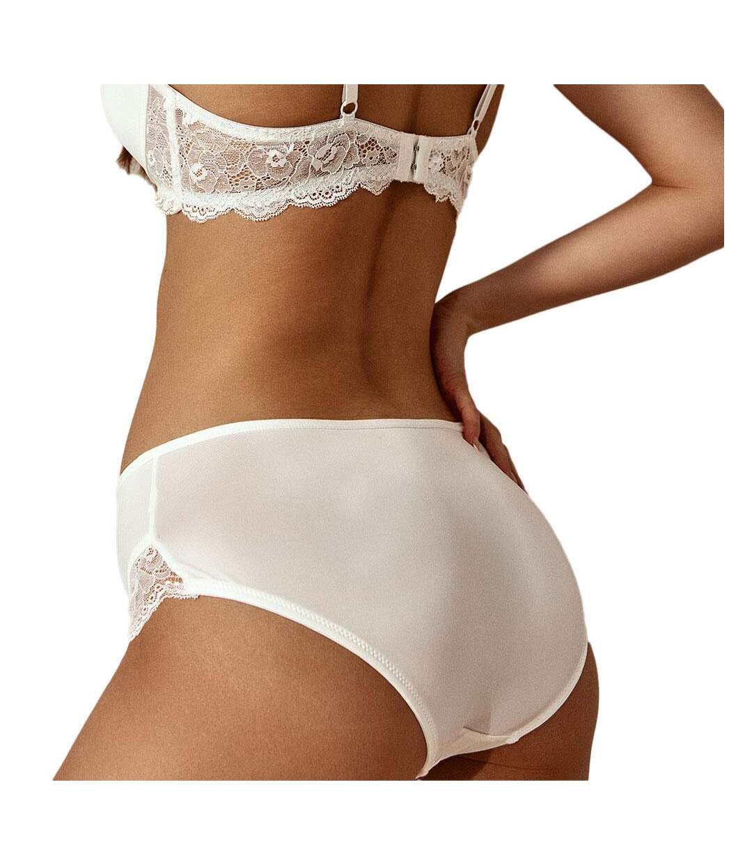 Tanga écru femme les petites bombes nora - l-2