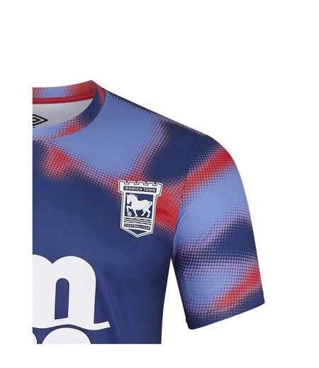 Unisex adult 24/25 ipswich town fc short-sleeved jersey persian jewel/poppy red Umbro