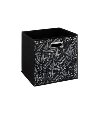 Boîte de Rangement Botanical 31x31cm Noir