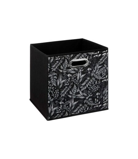Boîte de Rangement Botanical 31x31cm Noir