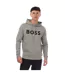 Sweat À Capuche Soody Homme Gris Hugo Boss-2