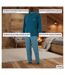 OZABI Pyjama Homme Doublé Polaire Écusson Brodé-5