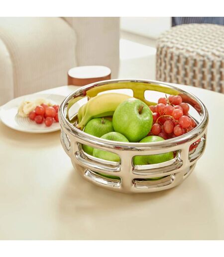Coupelle Design en Céramique Sky 29cm Argent