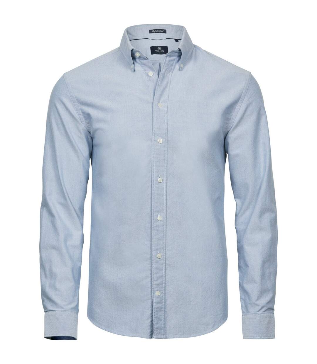 Tee Jays Mens Perfect Long Sleeve Oxford Shirt (Light Blue) - UTPC3487-1