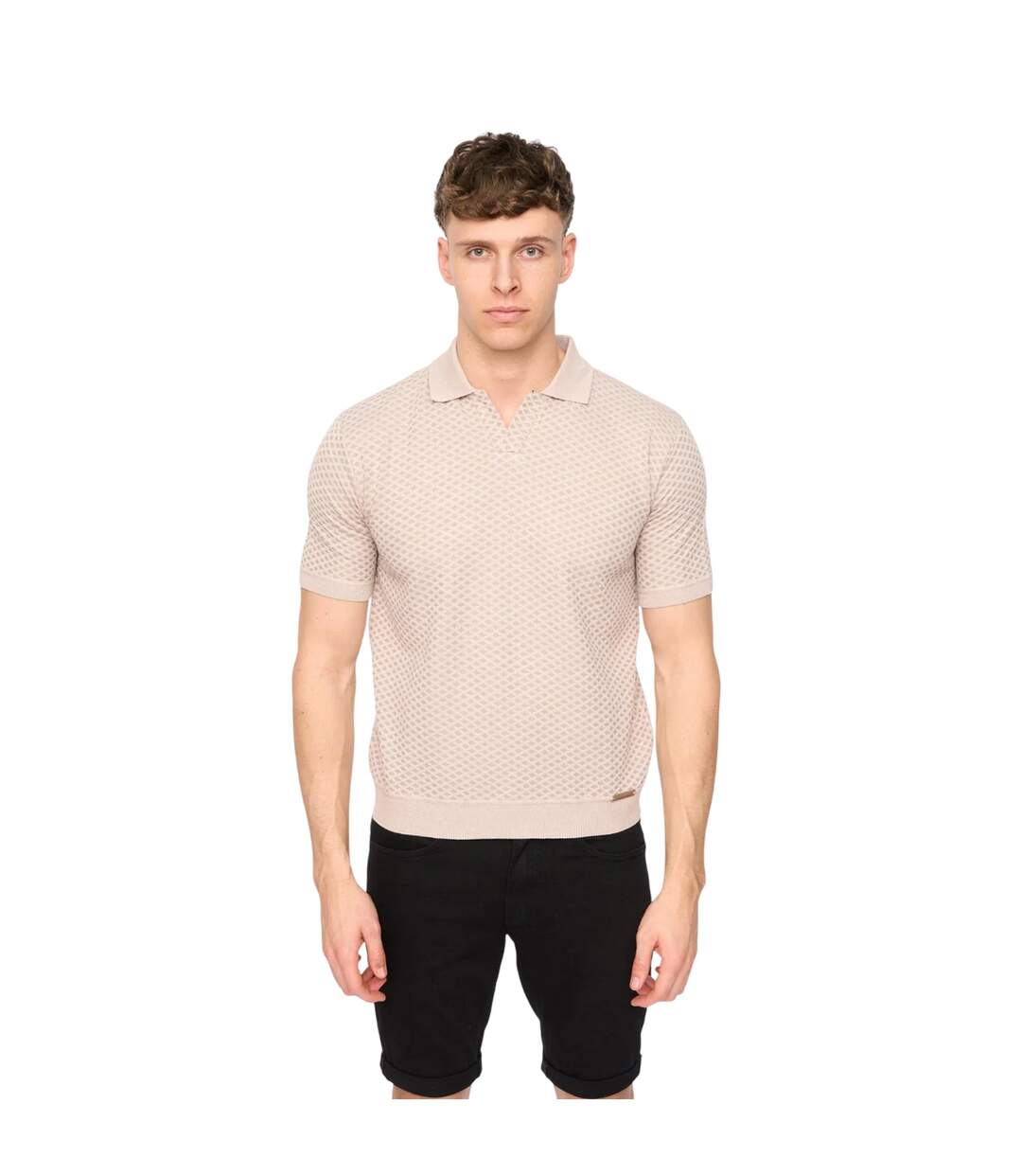 Polo Morwin Homme Beige Gris Duck And Cover-2