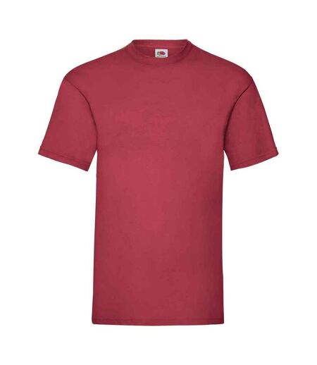 T-shirt valueweight homme rouge orangé Fruit of the Loom