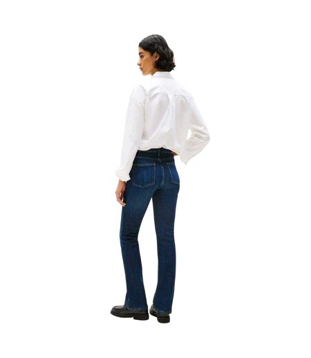 Womens/ladies Denim Regular Jeans Dark Blue Tommy Hilfiger