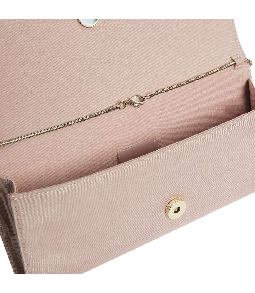 Logo Clutch Bag One Size Light Pink Ted Baker-4
