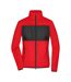 Veste polaire femme rouge / noir James and Nicholson-1