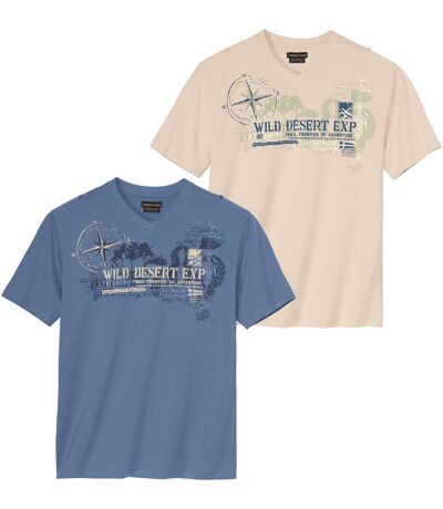 Lot de 2 Tee-shirts Wild Desert