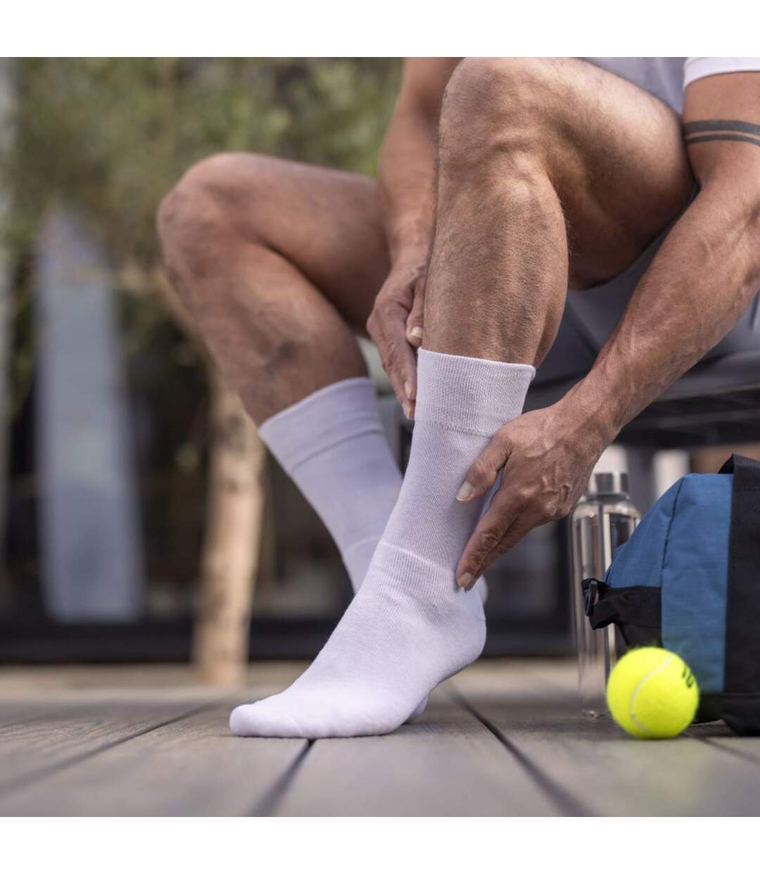 Gentle Grip- Lot De 3 Chaussettes Homme Bambou Respirantes Confort-4