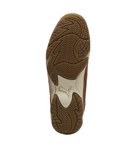 Mens King Suede Round Toe Shoes Mushroom Puma