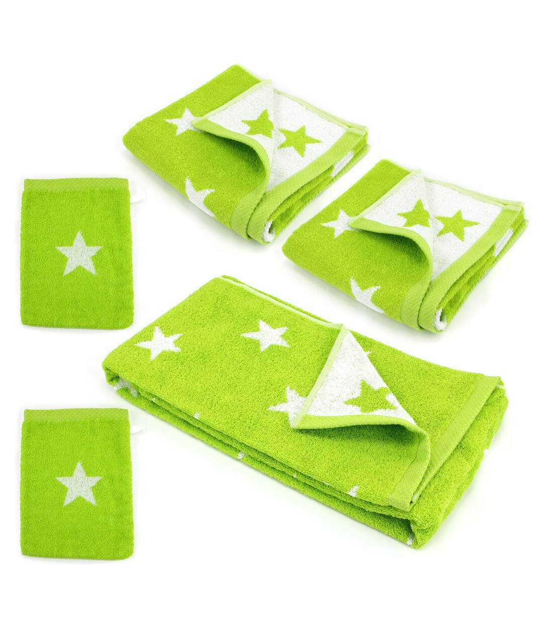 Parure de bain pièces STARS 5 pièces-1