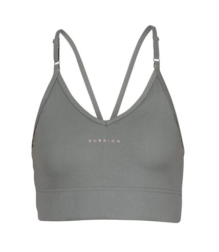 Brassière de sport invigorate femme vert sombre Aubrion