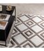 Tapis Design avec Franges Towa 160x230cm Marron-3
