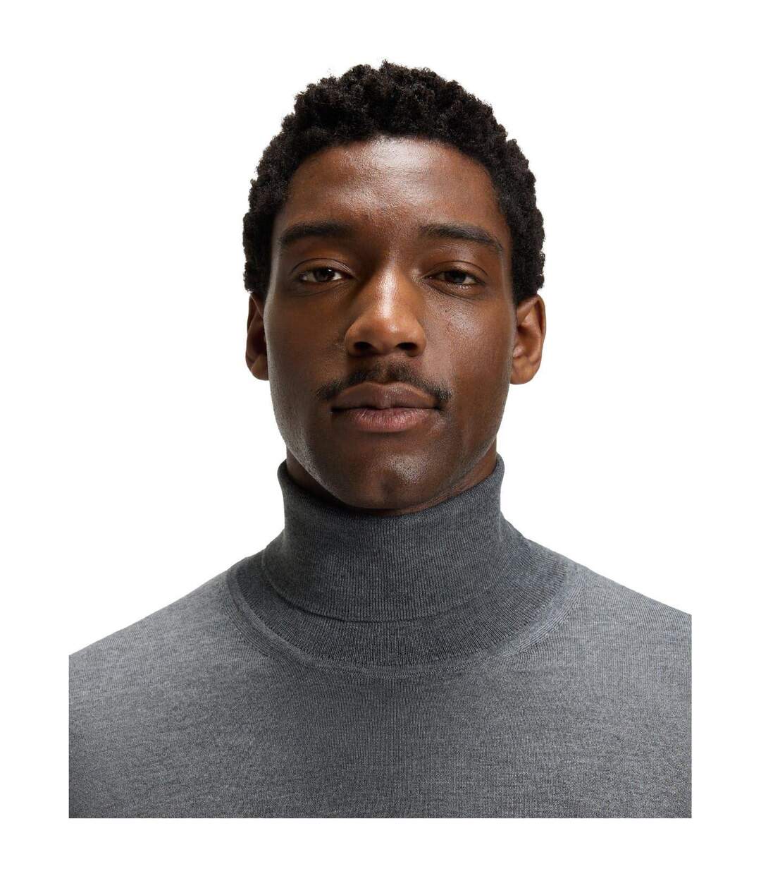 Mens Musso-p Jumper Medium Grey Boss-3