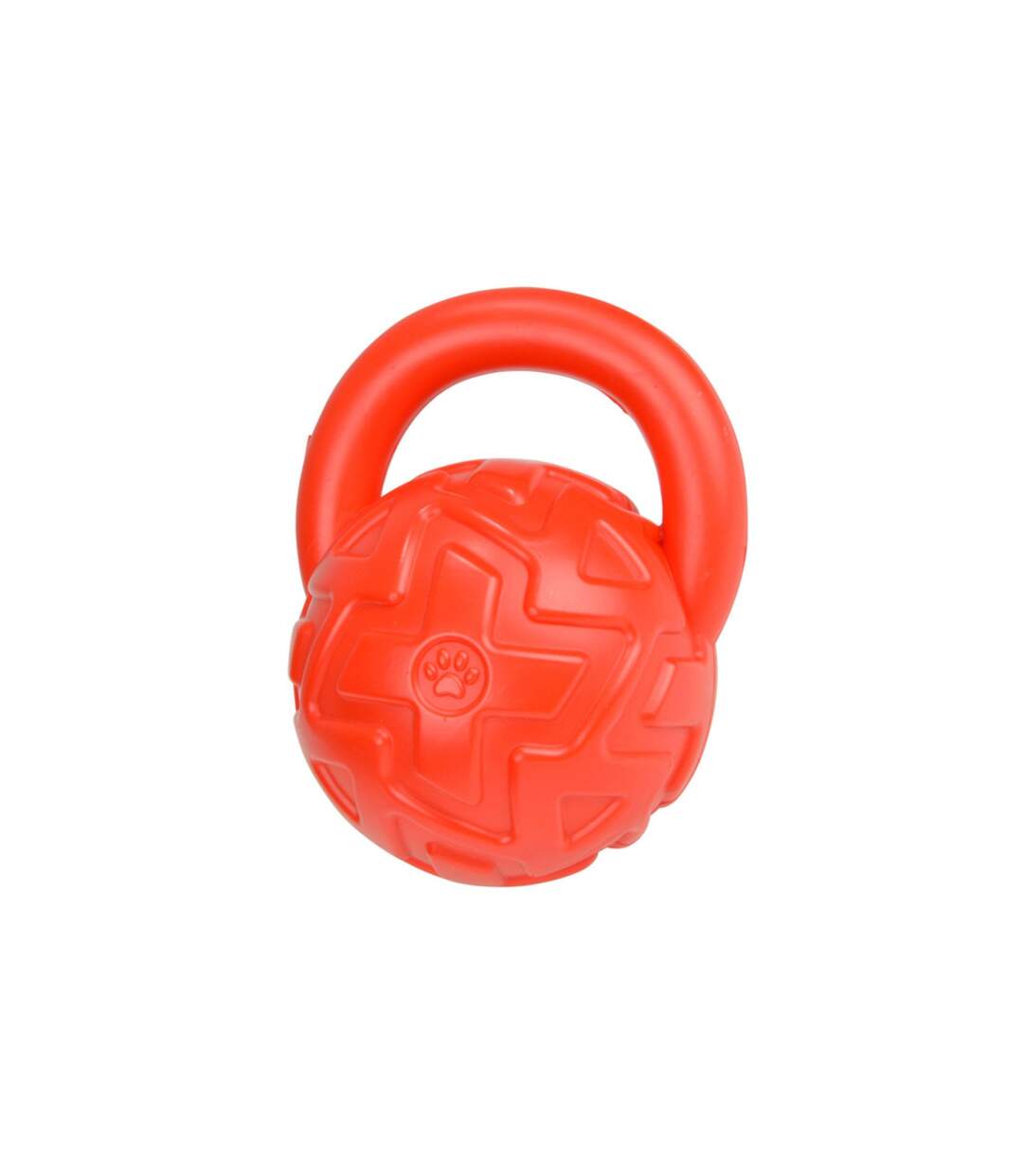 Jouet pour Chien Ballon Sonore 14cm Rouge-1