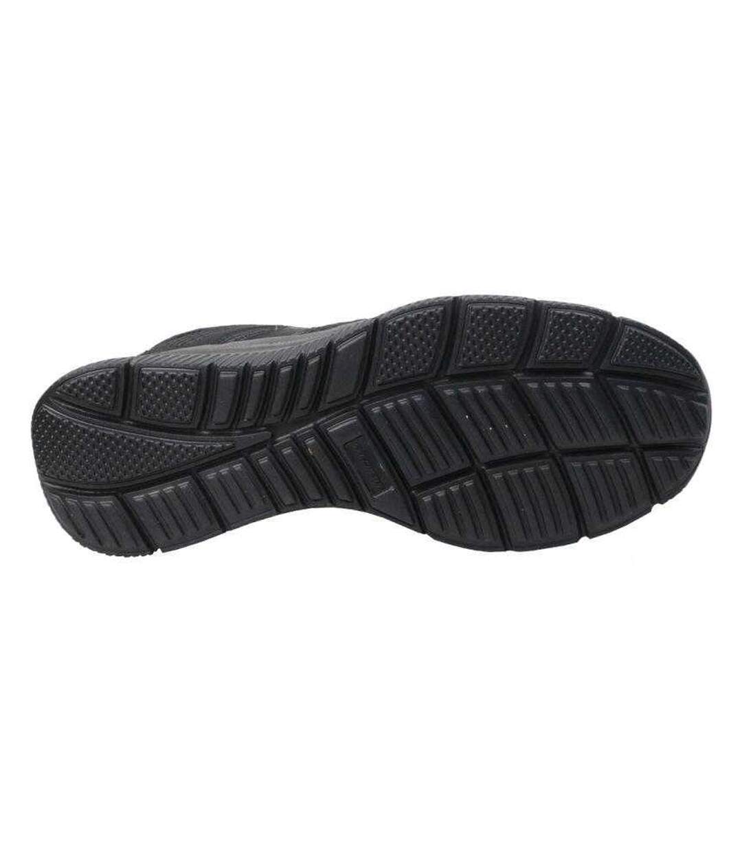 Baskets Satisfaction Homme Noir Skechers-4