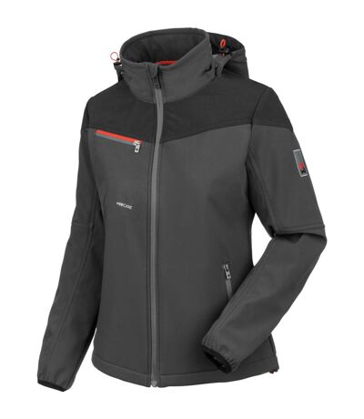 Softshell de travail femme Stretch X Würth MODYF anthracite