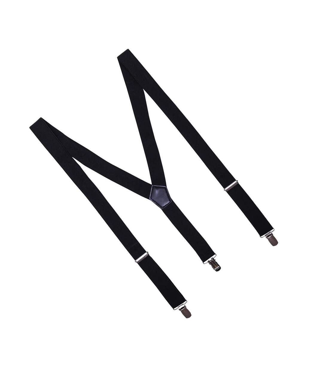 Clip-on Trouser Braces One Size Black Premier-2
