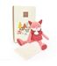 Doudou 25 cm polyester collection SWEETY DOUDOU Renard-3