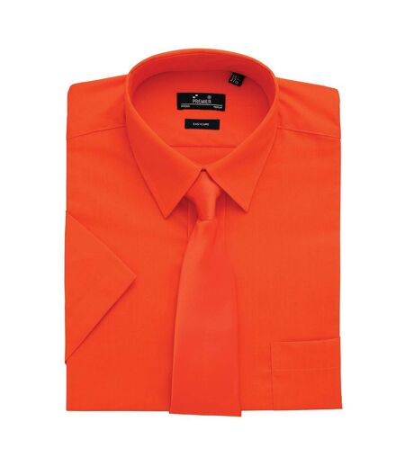 Premier - Chemise à manches courtes - Homme (Orange) - UTRW1082