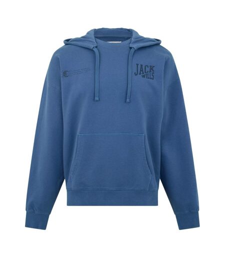 Sweat À Capuche Avec Cordons Motif/style Logo Homme Bleu Indigo Jack Wills