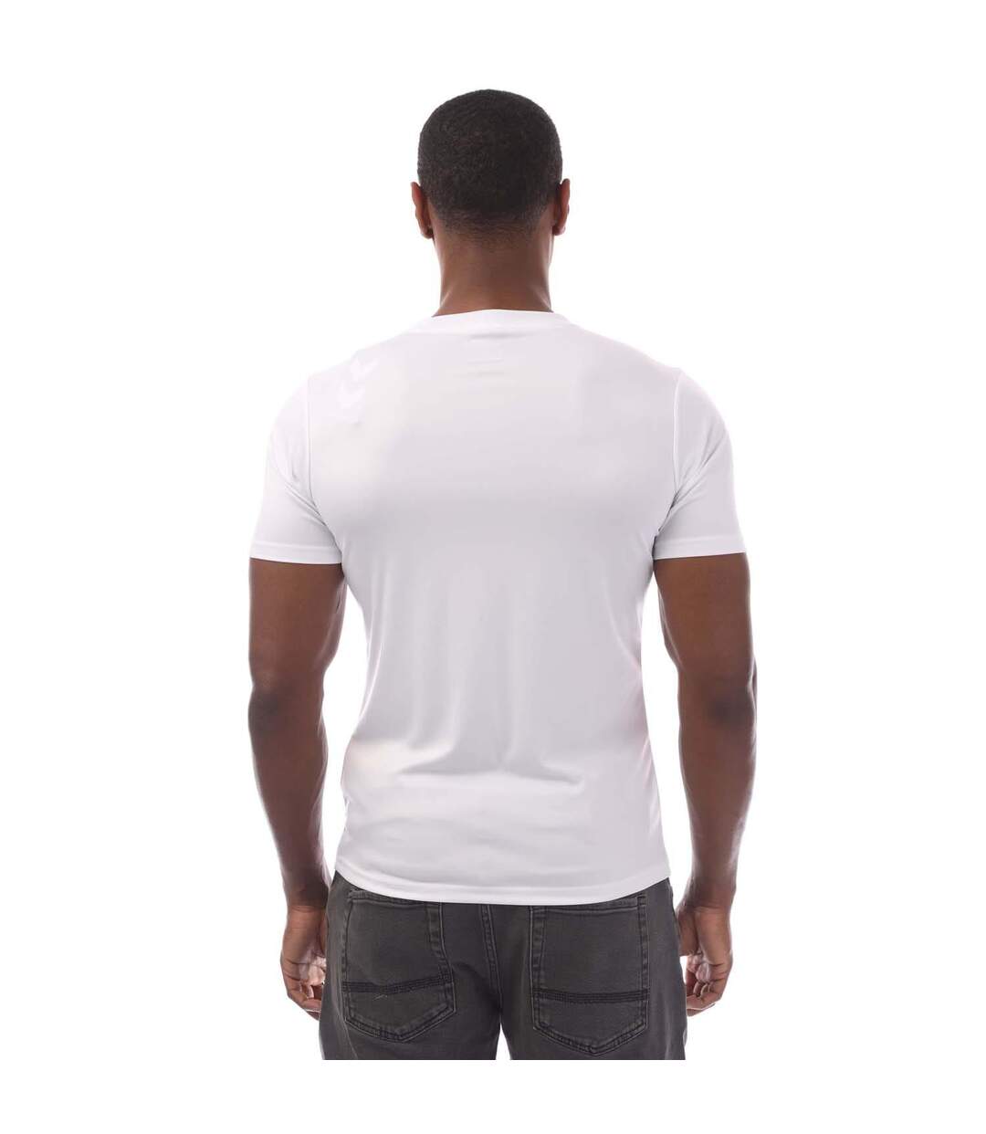 T-shirt Solo Homme Blanc Hummel-2