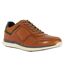 Mens Torben Leather Trainers Tan Dune London-1