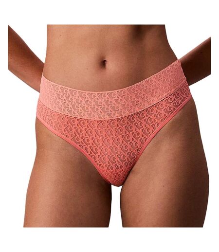 Culotte rose corail femme calvin klein jeans brazilian