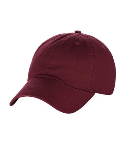 Casquette Baseball Adulte Unisexe Bordeaux Beechfield