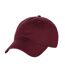 Casquette Baseball Adulte Unisexe Bordeaux Beechfield-3