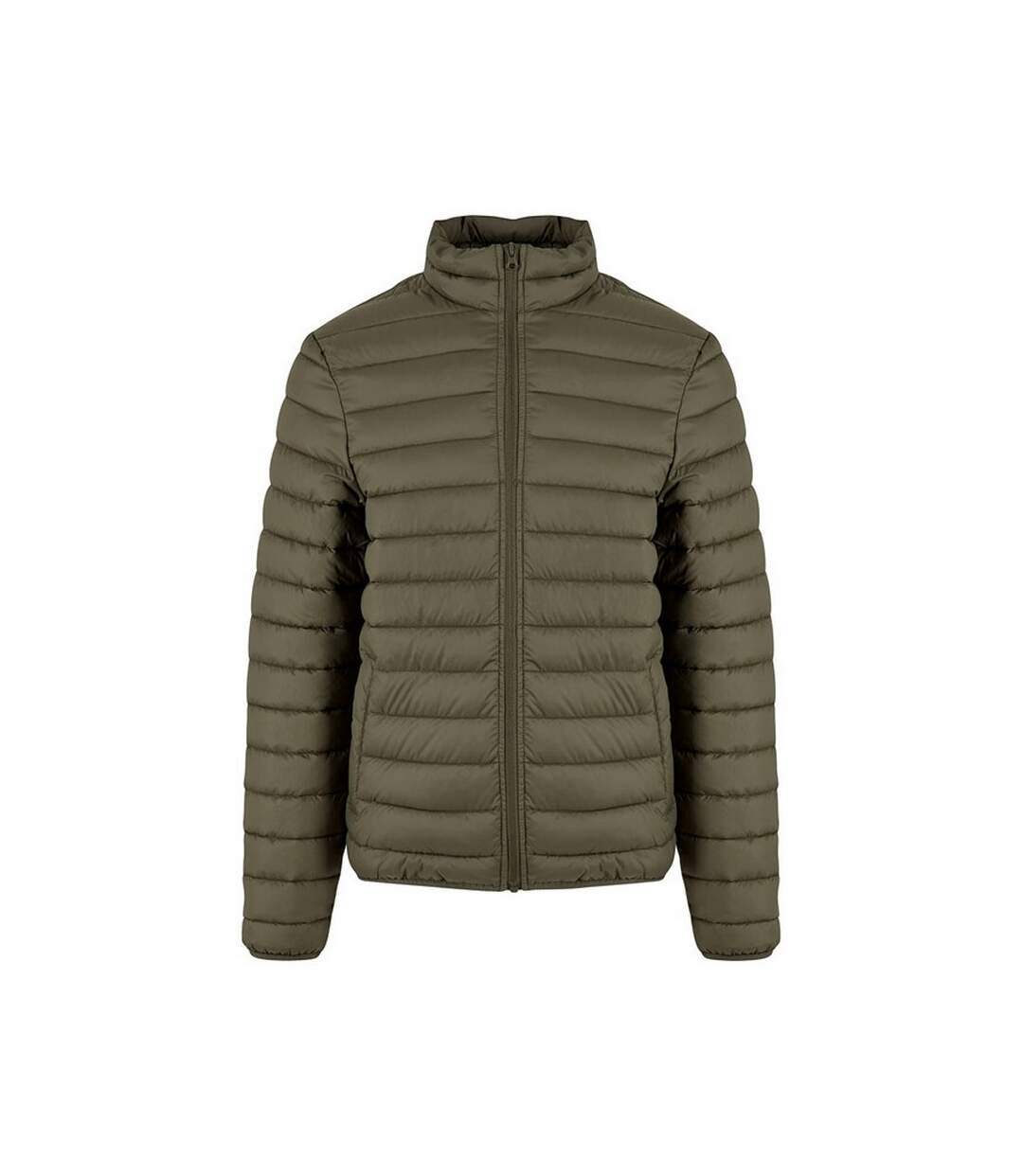 Mens lightweight puffer jacket olive New Morning Studios-1