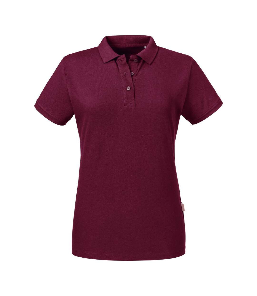 Russell Womens/Ladies Pure Organic Polo (Burgundy) - UTBC4663