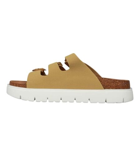 Womens/ladies Ushuaia Platform Sandals Sand Bench