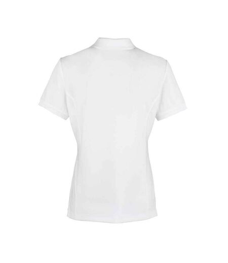 Polo Coolchecker Femme Blanc Premier