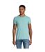 T-shirt Crusader Homme Vert Clair Chiné SOLS-2