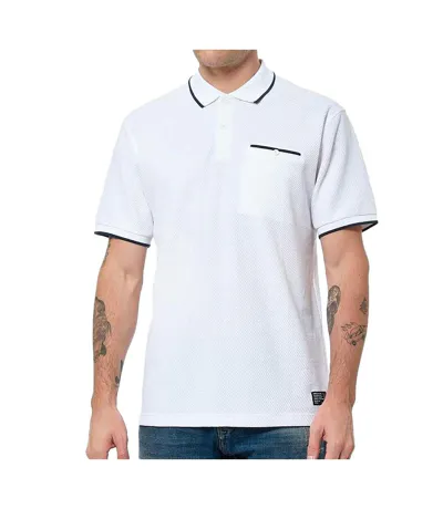 Polo blanc homme kaporal celes